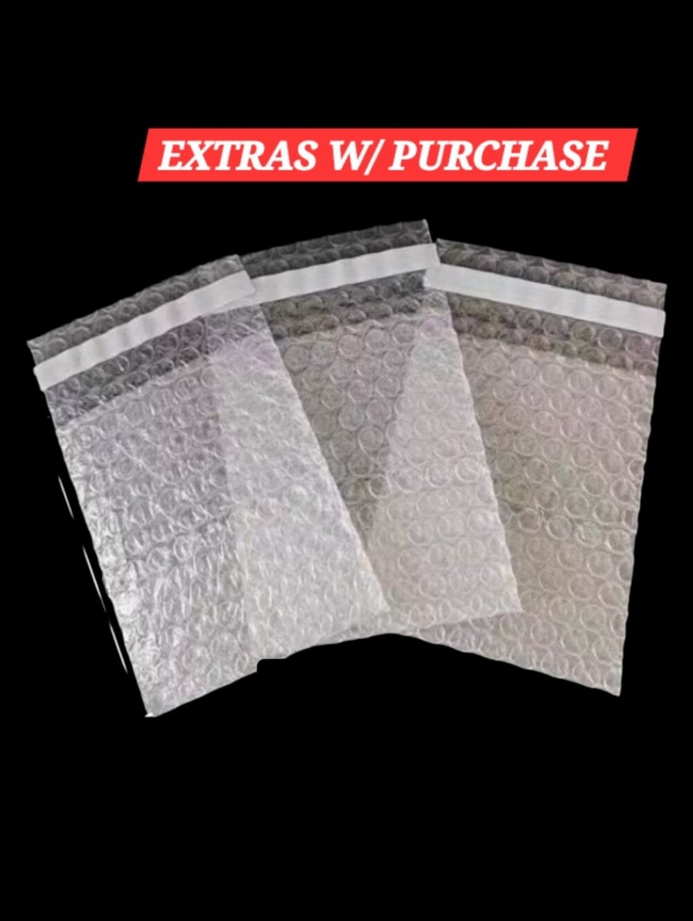 15ct. 3.1x3.9 Clear Self-Seal Bubble Mailer - ✨️PRICE FIRM✨️